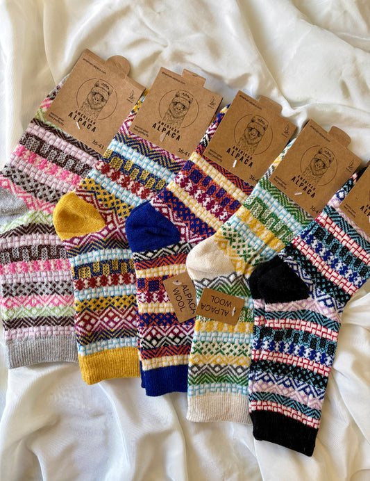 Alpaka Socken Norwegen Muster 36-41