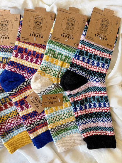 Alpaka Socken Norwegen Muster 36-41