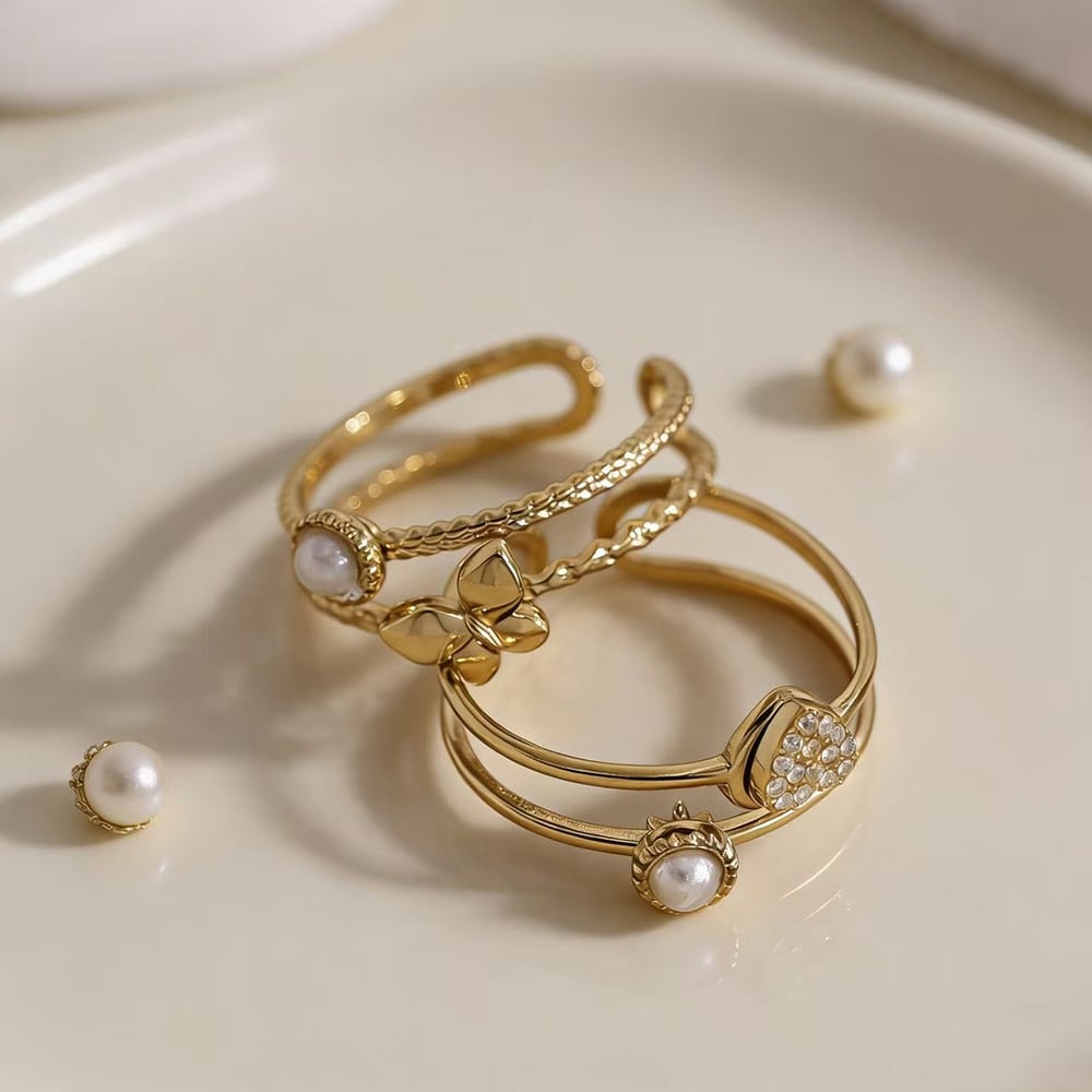 Edelstahl Ringe Ronja