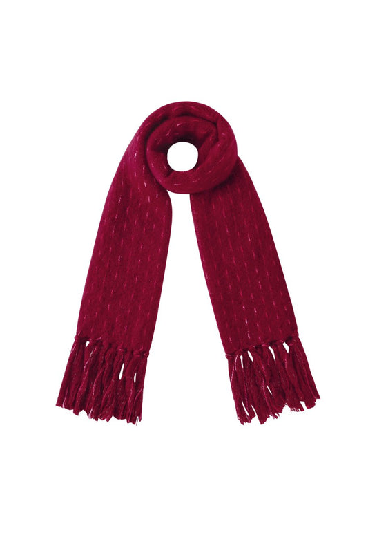Trend-Schal Bordeaux