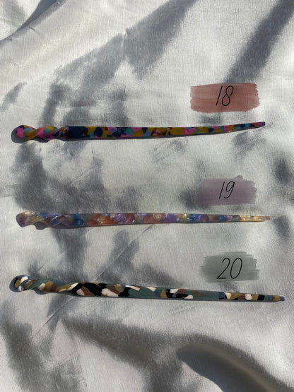 Haarnadel Haarstäbchen Chignon Pin Cellulose Acetat Haarpin