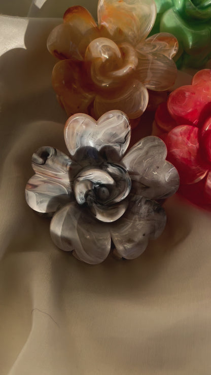 Haarspange Blume Bunt