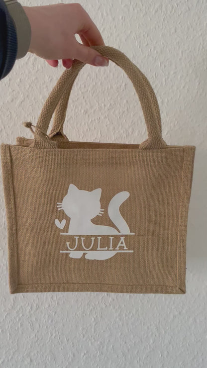 Jutetasche personalisierbar