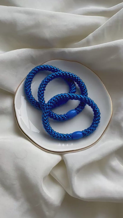 Haargummi Kneeki Royalblau