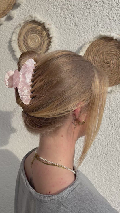 Haarspange Moon Rose