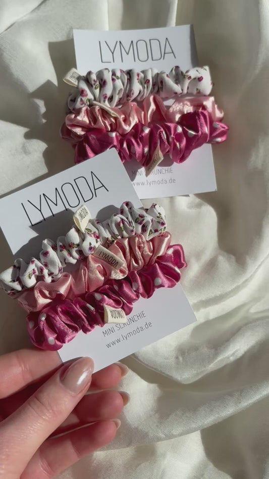 Mini Scrunchie Rosa Mix