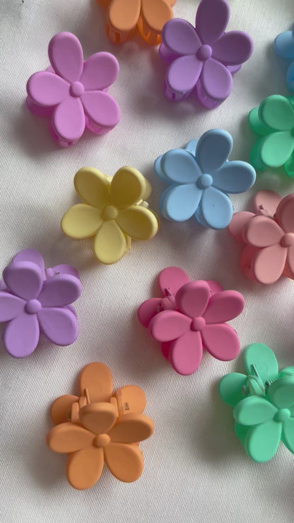 Haarspange Mini Blumen Bunt