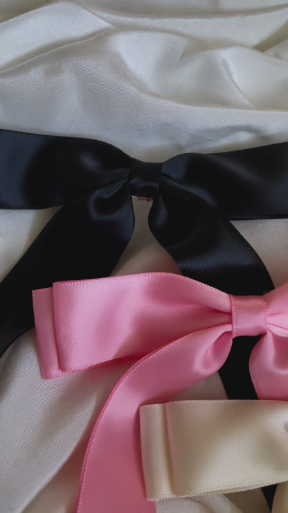 Haarschleife Satin Klein