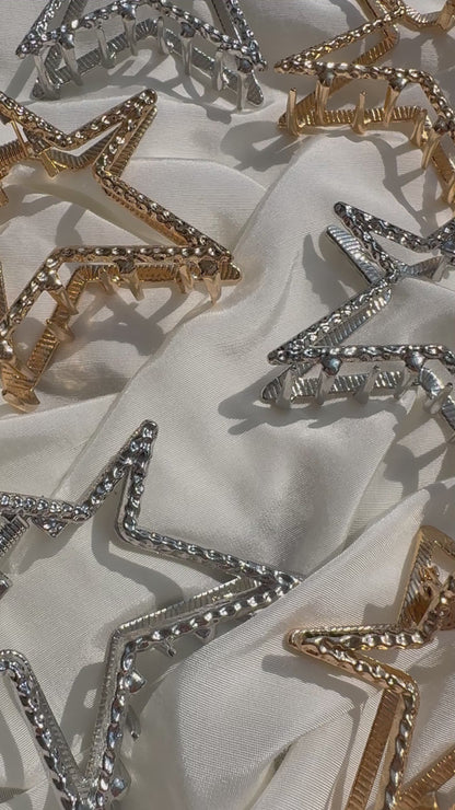 Haarspange Star Metall