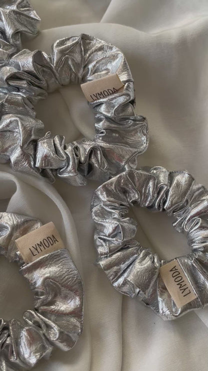 Scrunchie Silver