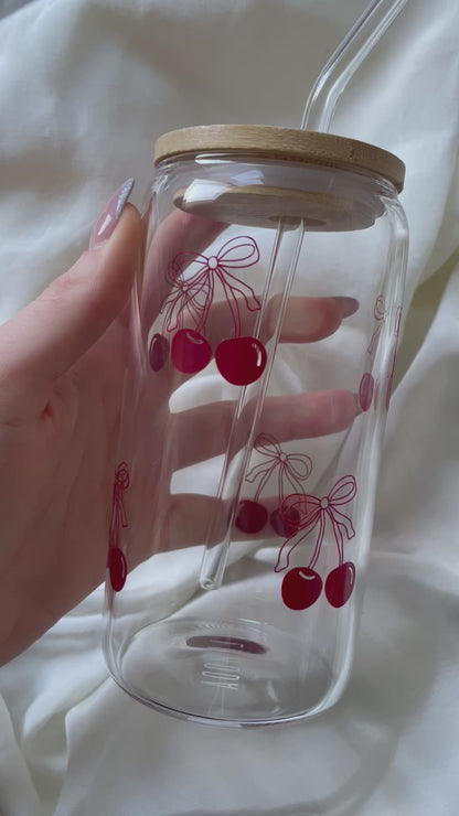 Kirsch-Schleifen Glas